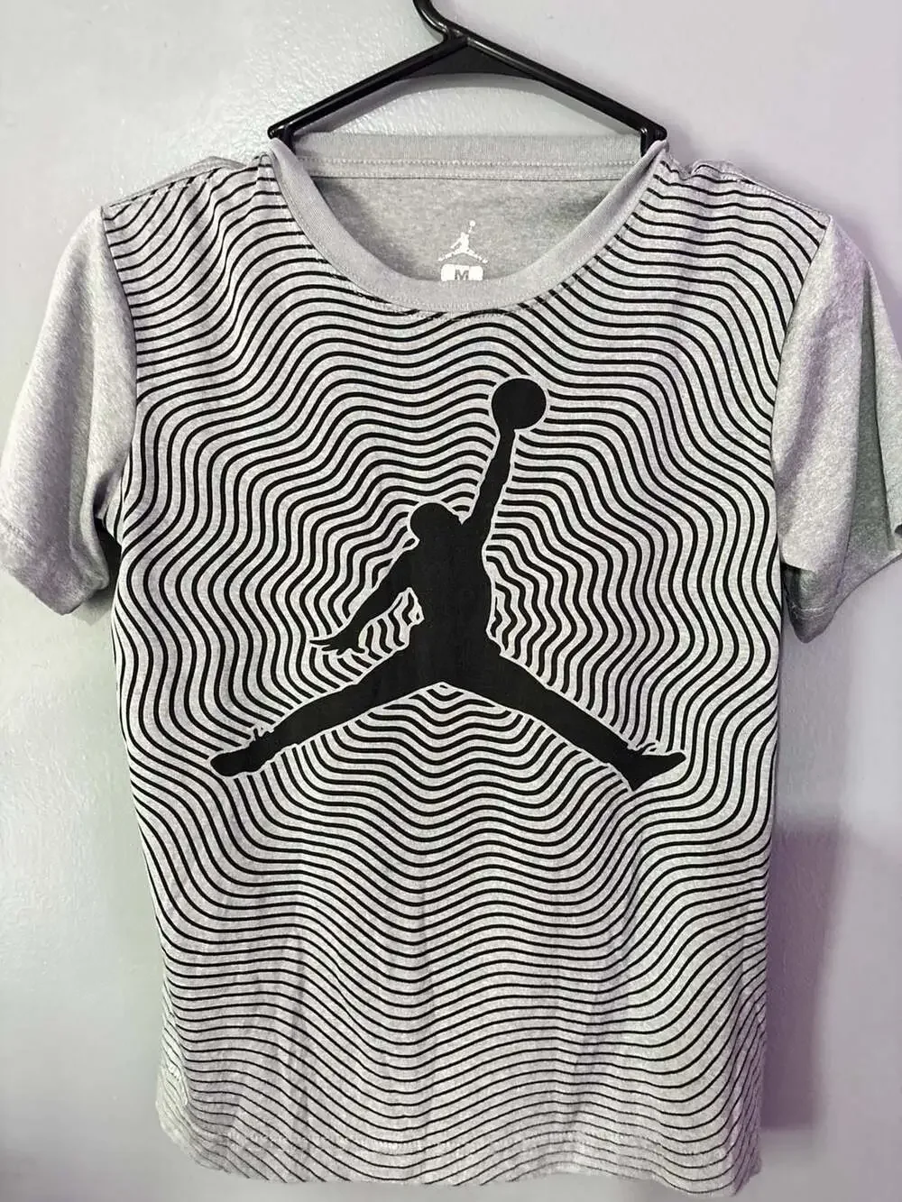 Jordan Jumpman Optical Wave Graphic T-Shirt M